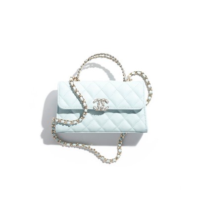 CHANEL FLAP PHONE HOLDER WITH CHAIN AP3238 (18*10*5cm)